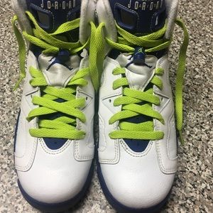 Jordan's high top sneakers
